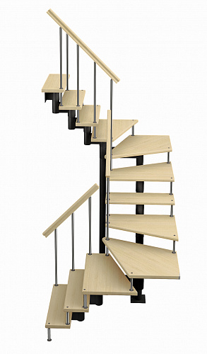 Модульная лестница Спринт (c поворотом на 180 градусов)
