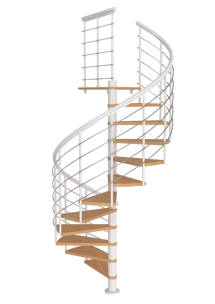 Винтовые лестницы из дерева