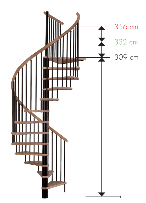 Винтовая лестница MINKA Spiral Effect, черный