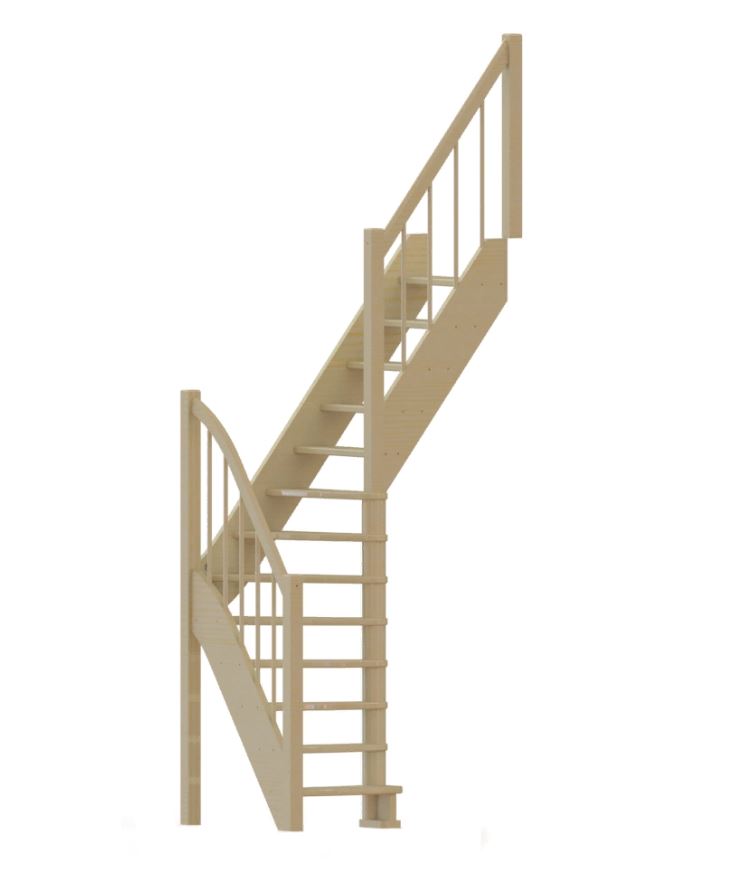 Лестница ЛС-91м+2, сосна
